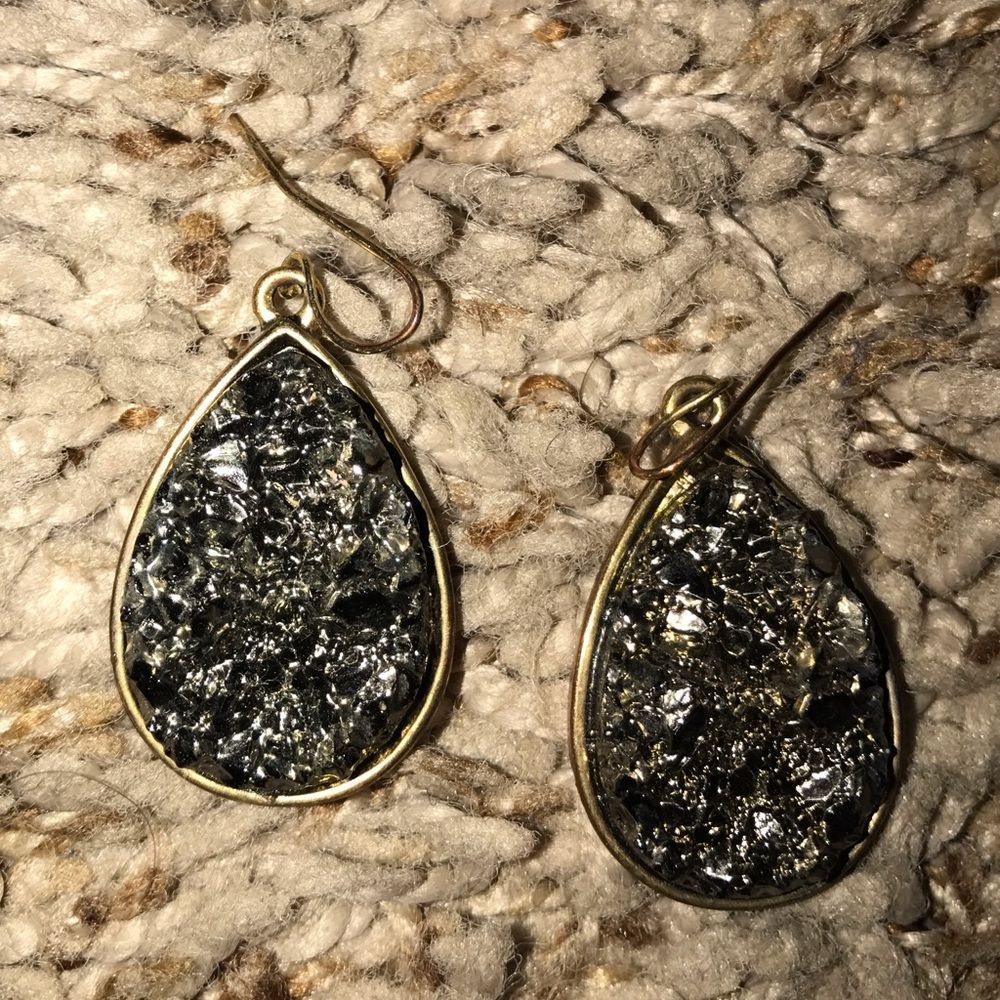 Agate stone earrings